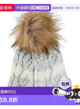 日本直邮PHENIX 儿童渐变毛绒针织帽 ESG22HW60 白色 儿童针织帽