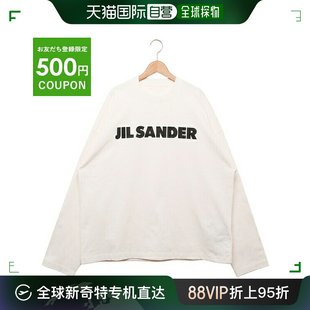 T恤和和白色男式 日本直邮 SANDER J22GC0136 JIL J45