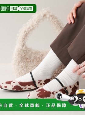 日本直邮RAGEBLUE 女士 平底方头鞋 三色可选 舒适软垫鞋垫 63676