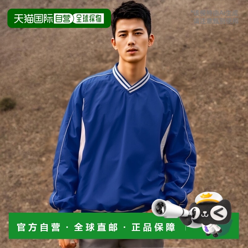 日本直邮ZETT 长袖 V 领毛衣棒球/垒球风衣 BOV300-2511