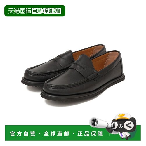 日本直邮SHIPS CORSO ROMA Vibram 黑色一脚蹬软底乐福鞋