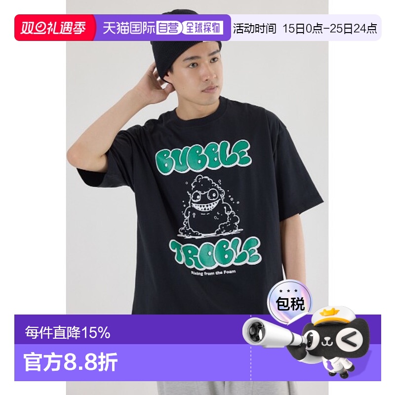 1h可退 日本直邮RODEO CROWNS WIDE BOWL 男士 春夏 泡泡怪物图案