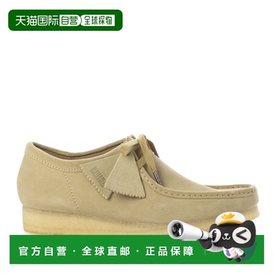 日本直邮Clarks Wallabee 男士休闲靴 26155515（米色）