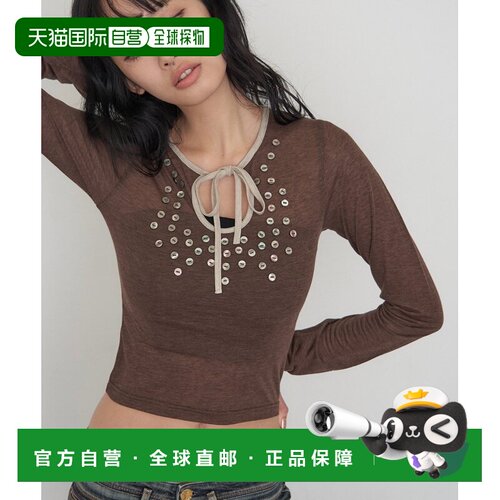 日本直邮WHO'S WHO gallery 女装 贝壳扣设计T恤 【付后1h可退】
