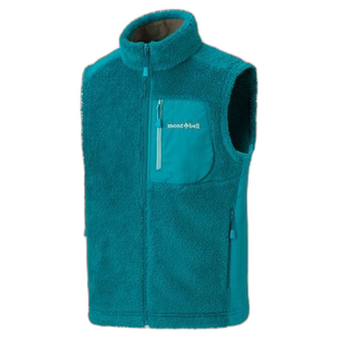 1h可退 日本直邮Montbell ClimaAir 高保暖儿童抓绒马甲 140-160c