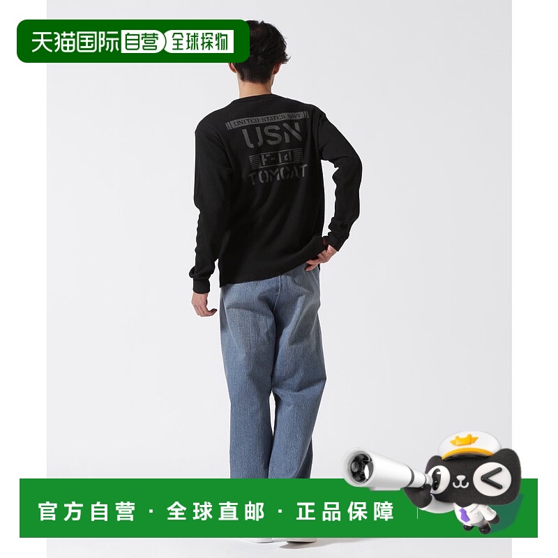 日本直邮AVIREX 迷你华夫长袖T恤 [AV1129EM025153]