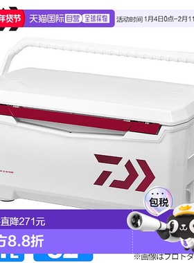 日本直邮Daiwa 冷藏箱 轻型行李箱 α GU 2400 24L 红色冷藏箱