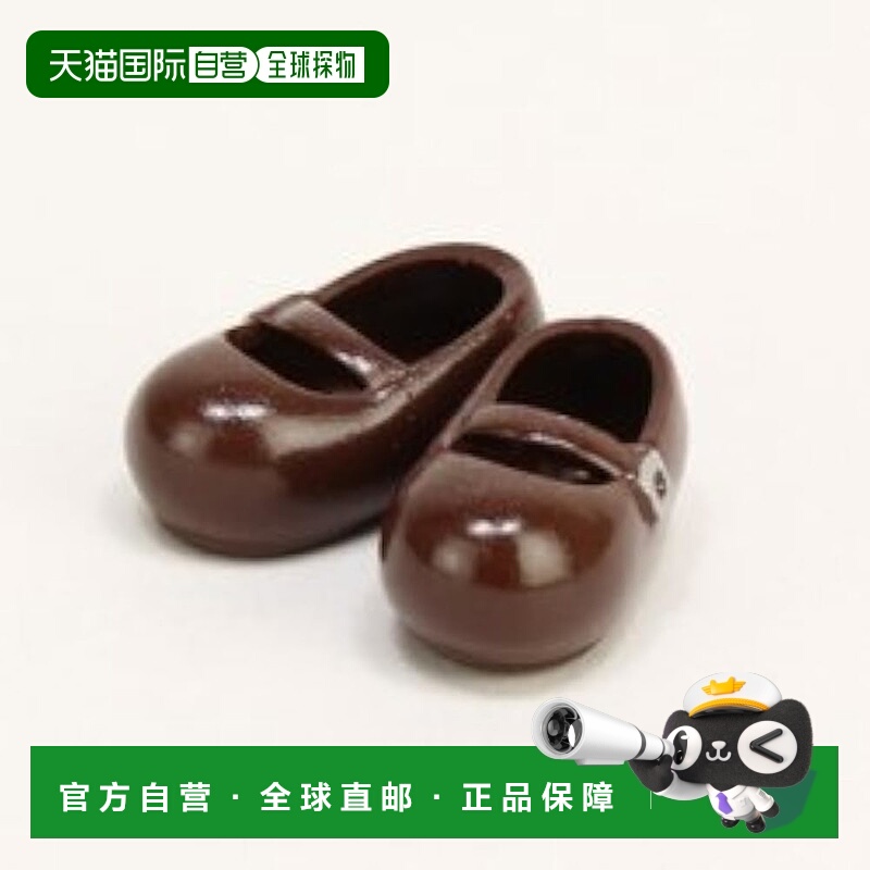 【日本直邮】Obitsu 娃娃玩具鞋 11cm 带磁铁 棕色11SH-F002T-G
