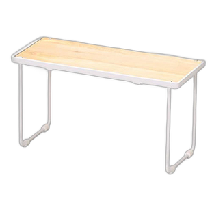 【日本直邮】Pearl Metal珍珠金属 收纳架/窄/木板/白色HB-5085