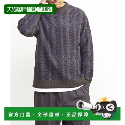 1h可退 日本直邮MASTER FRAME男装复古JQD圆领毛衣 宽松舒适设计