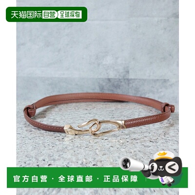 1h可退 日本直邮florist女士PU皮无段调节细腰带 U39064790