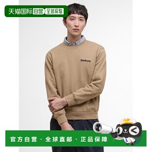 型半拉链连帽卫衣 宽松版 胸前单点log 日本直邮Barbour男装 1h可退
