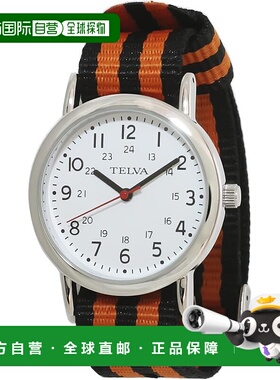 【日本直邮】CREPHA 女士防水指针手表 TE-AM042-ORS 黑色布带