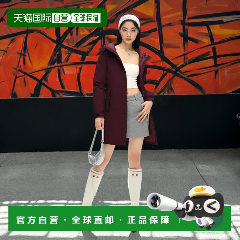 日潮跑腿Montbell蒙贝欧bernina女款中长款800蓬羽绒服防雨雪外套