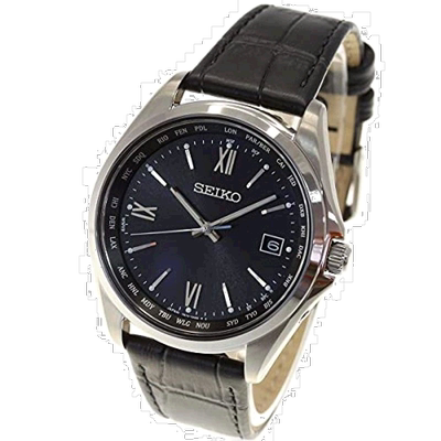 【日本直邮】SEIKO精工 SeikoSelection SBTM297 男士手表 黑色