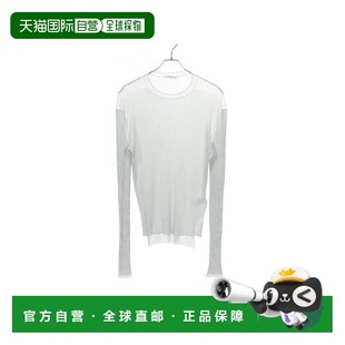 日本直邮中古Celine赛琳女B级9新knit针织棉上衣蓝色