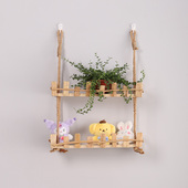 门后收纳置物架卧室多层挂墙整理架客厅玄关挂架分层墙面空间装 饰