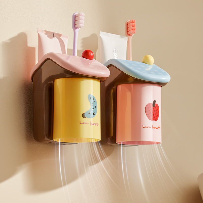 可爱多巴胺壁挂式电动牙刷