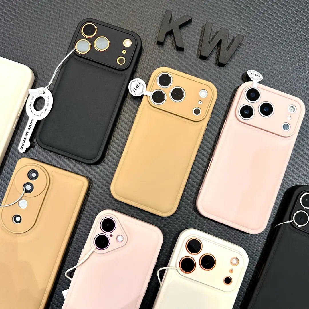 简约纯色鼓包适用苹果17手机壳iPhone16/15PROMAX