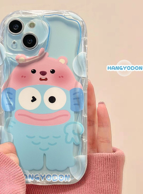 汉顿丑鱼适用vivos17t手机壳x90新款s16/s15/s12卡通x60/x70/x23/x80超火iQOOz8/z7秋冬11s创意y78/y35+小众