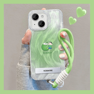 s10 s16e羽纱x100s x90 夏日椰子小新适用iQOOz9手机壳vivos18e新款 y78 s15 x80情侣y200i y53s小清新z3 s17