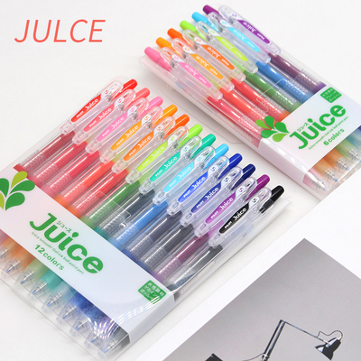 日本百乐果汁笔juice按动彩色