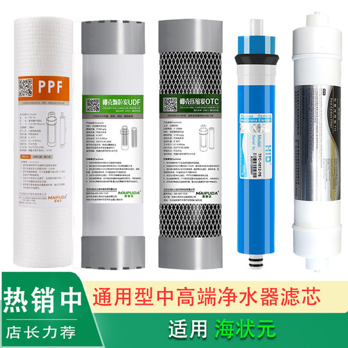 适用于Haitop海状元HZY-RO-H8/H9/H10净水器滤芯E15/1号ONE