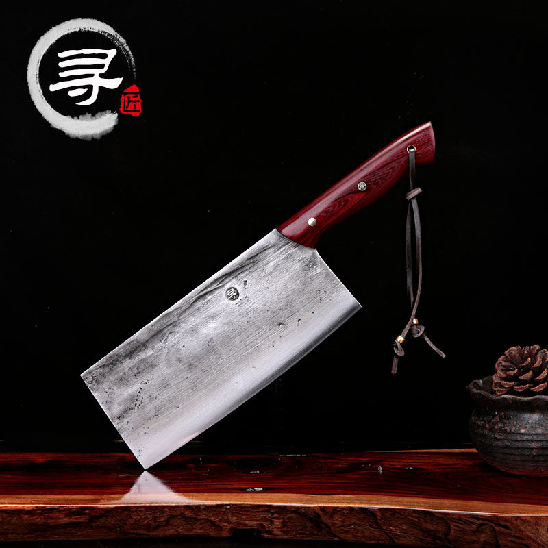 尋匠手工鍛打家用切片菜刀夾鋼魚刀切片切肉切絲老式桑刀鋒利易磨在類目 廚房/烹飪用具, 烹飪用具, 刀具, 菜刀中 - 來自Buy2taobao.com提供專業的淘寶代購服務