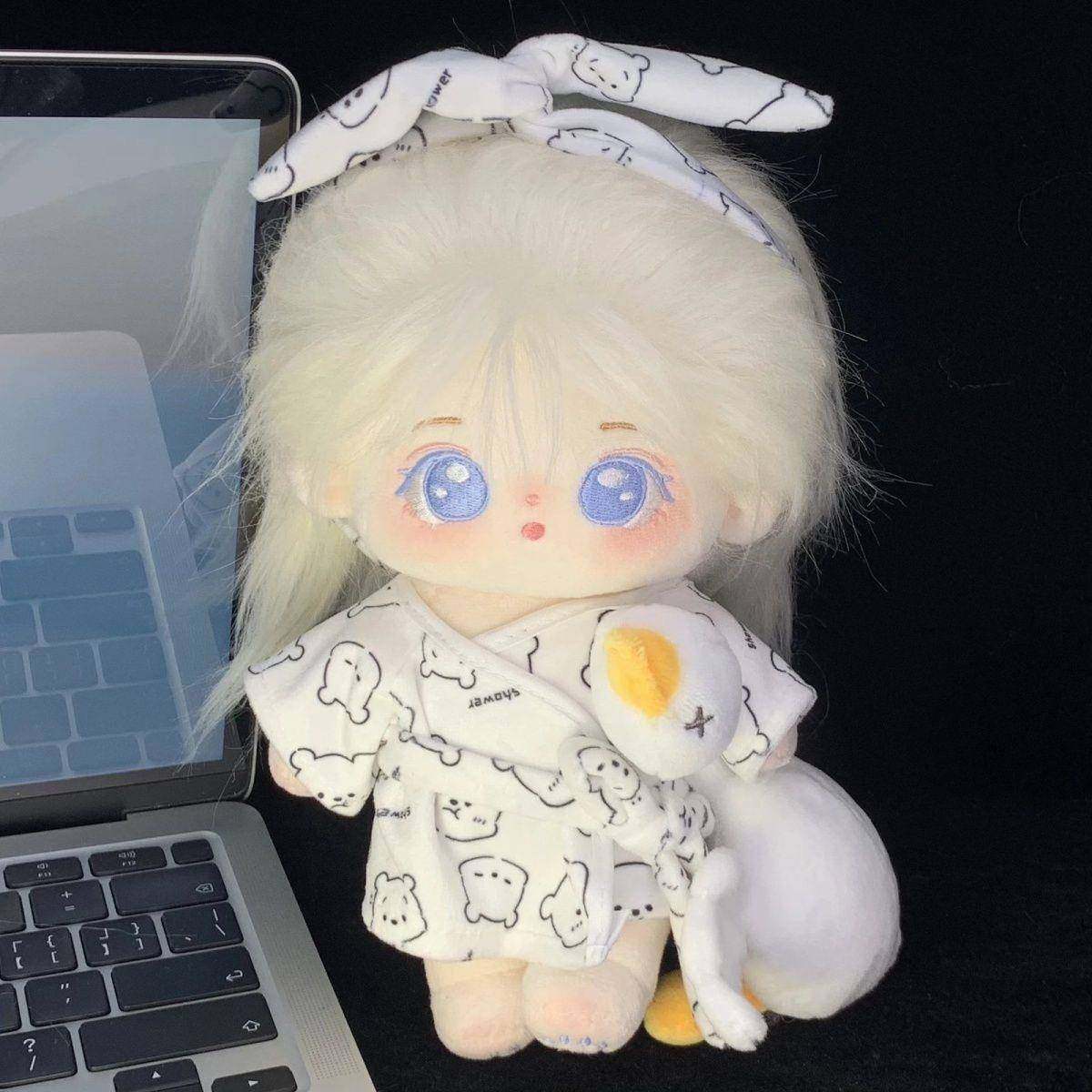 棉花娃娃睡衣20厘米娃衣睡袍套装浴袍家居服玩偶服装无属性现货,模玩/动漫/周边/娃圈三坑/桌游,棉花娃娃/毛绒玩具娃衣,淘宝优惠券,粉丝福利购,淘宝优惠卷