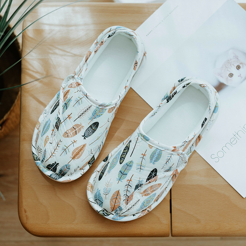 月子鞋女夏薄款包跟四季居家棉拖鞋室内防滑春夏天木地板产后拖鞋