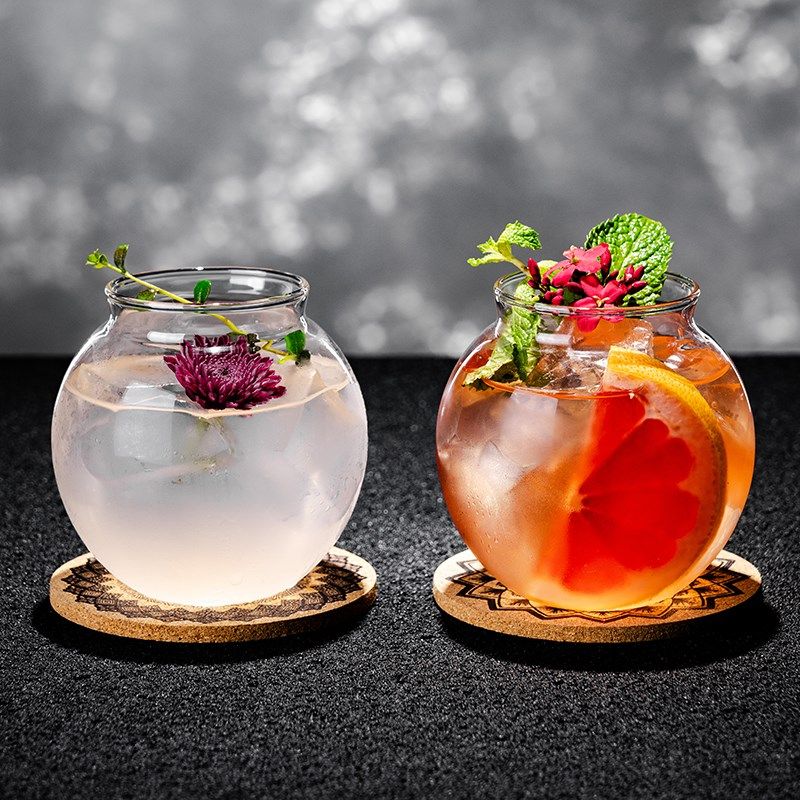 贰麻酒馆鸡尾酒杯酒坛饮品杯调酒杯果G汁冷饮玻璃杯平底圆球甜品,餐饮具,鸡尾酒杯,淘宝优惠券,粉丝福利购,淘宝优惠卷