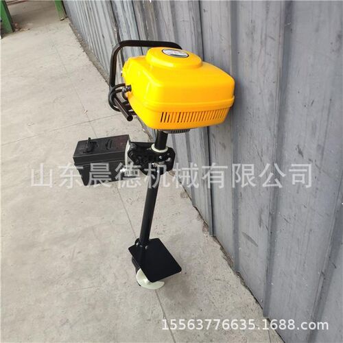 立式带档位挂桨机 汽油水下推D进器15马力电启动船挂机