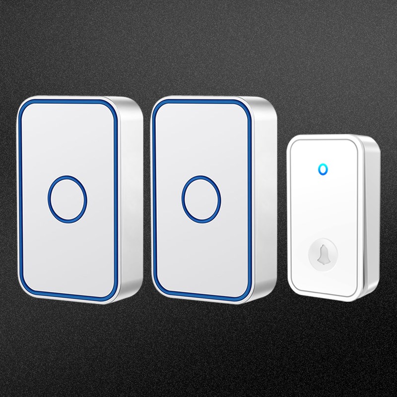 防水自发电门铃无线家用不用电池智能电子遥控铃远距离老人呼叫器