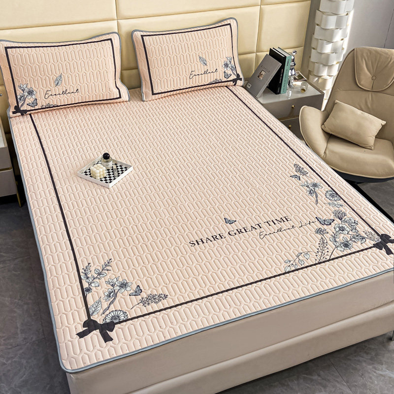 夏天乳胶凉席三件套床单冰丝席学生夏G季可水洗机洗床垫空调软席,床上用品,乳胶席,淘宝优惠券,粉丝福利购,淘宝优惠卷