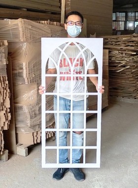 镂空花格吊顶中式过道走廊客厅隔断屏风玄关背L景墙雕花板通花PVz