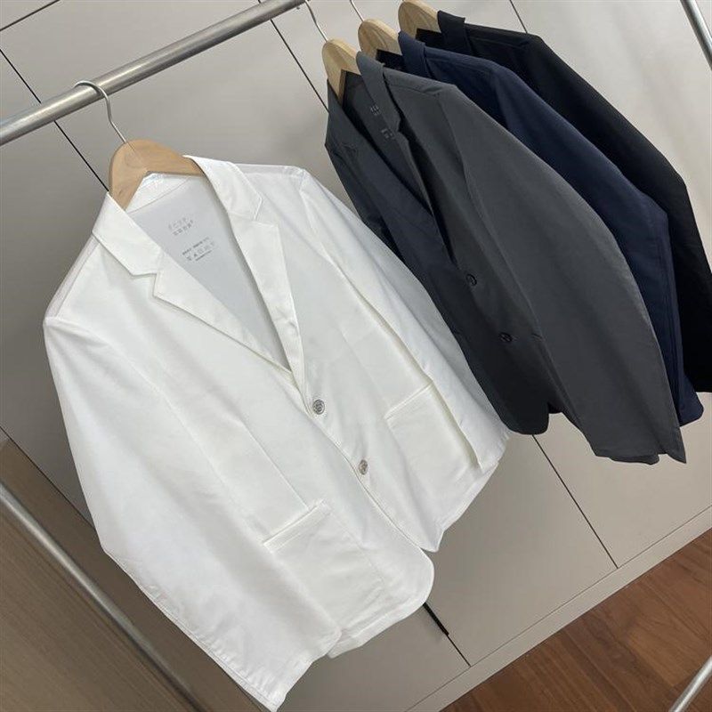 轻奢商务系!条纹肌m理!秋季男士外贸纯色百搭休闲西装单西外套潮,男装,休闲西服,淘宝优惠券,粉丝福利购,淘宝优惠卷