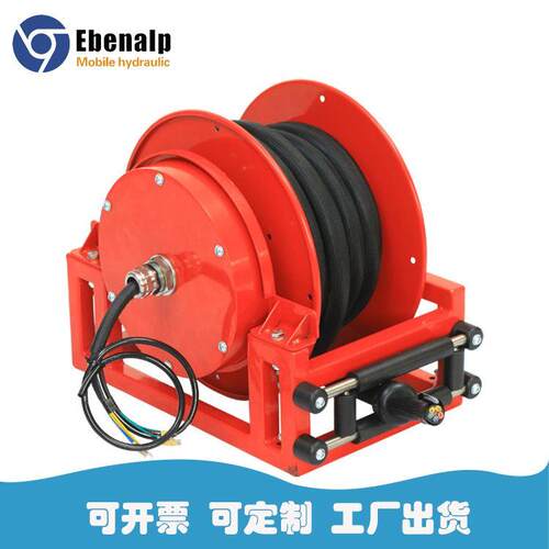 420气电一体卷盘 电动卷管器 自动收放盘线器 加油卷轴