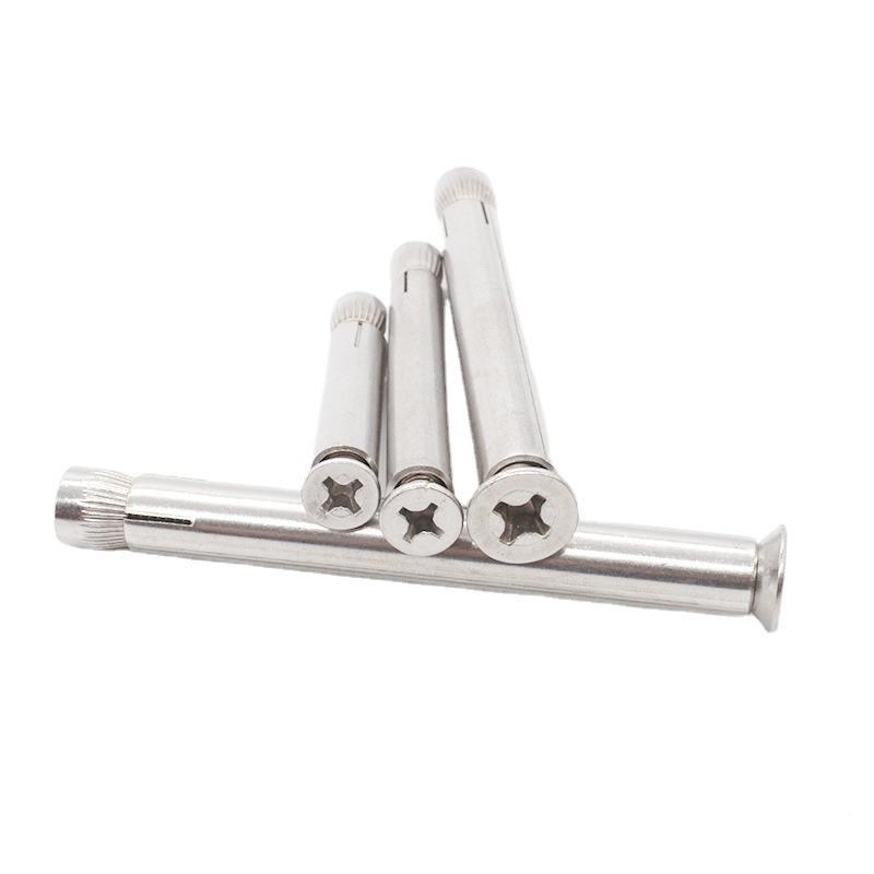 厂促十字沉6非不钢内锈膨胀螺丝膨胀螺栓头镀式标内置拉锌爆镀彩