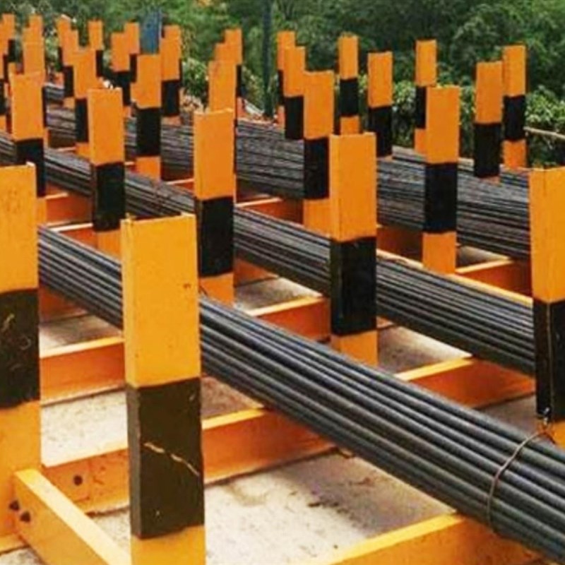 钢筋堆放架摆放平台工字钢堆码标准化施工钢筋料场建筑工地钢筋