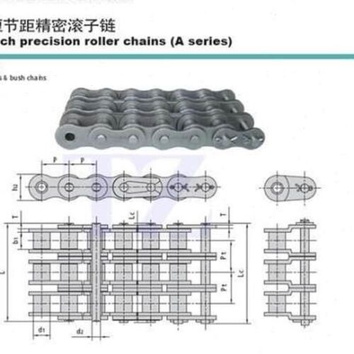 新品工业链条链轮1寸滚子传q动链条11A-1/16A-2/66A-3链动传输送