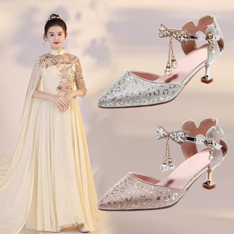 水晶鞋女儿童g高跟鞋演出皮鞋钢琴B演出单鞋走秀礼服鞋子女童公主,童鞋/婴儿鞋/亲子鞋,水晶/水钻鞋,淘宝优惠券,粉丝福利购,淘宝优惠卷