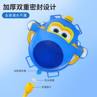 喷水呲洒滋水女男孩宝宝打水 儿童背包水枪玩具夏n天大容量抽拉F式