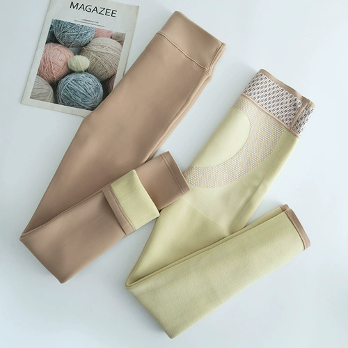 Акула, штаны, флисовые леггинсы, телесного цвета, по фигуре