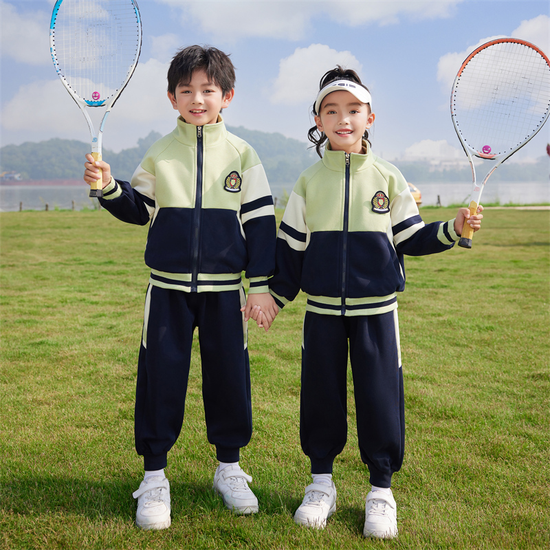 幼儿园园服春秋装学院风儿童秋冬季套装小学生校服运动班服四件套 童装/婴儿装/亲子装 校服/园服 原图主图