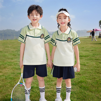 夏装幼儿园园服小学生校服套装