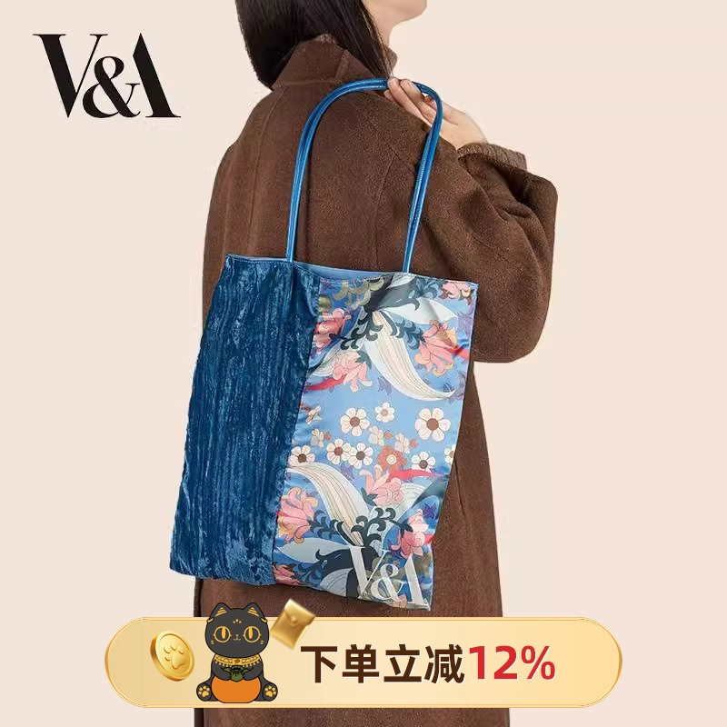 大英博物馆安德森猫轻便松弛感印花单肩包文创闺蜜生日礼物女生