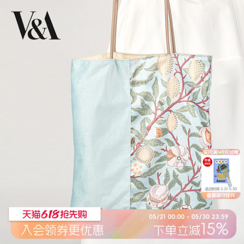 物兮物VA博物馆威廉莫里斯文创轻便单肩包帆布包通勤文艺高颜值