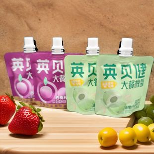 英贝健大餐救星益生元复合果蔬汁饮料西梅味油柑纤维果饮袋装散称