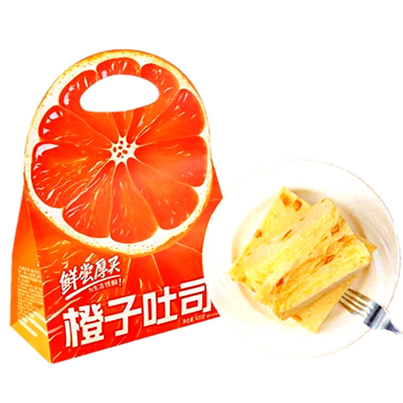 鲜尝厚买橙子吐司手撕黄油面包420g袋装儿童学生即食早餐休闲零食,零食/坚果/特产,吐司面包,淘宝优惠券,粉丝福利购,淘宝优惠卷