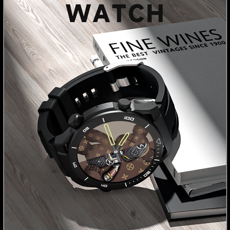 华强北GT6智能手表 运动手表蓝牙通话定制轻薄多功能长续航黑科技